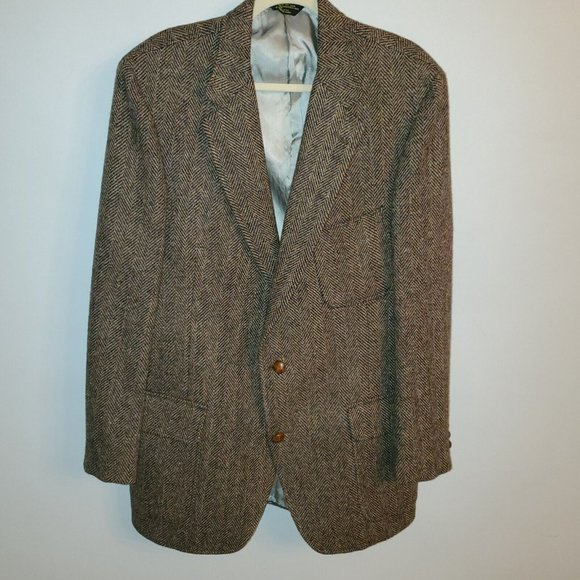 Lands' End Suits & Blazers Lands End Vintage Union Harris Tweed